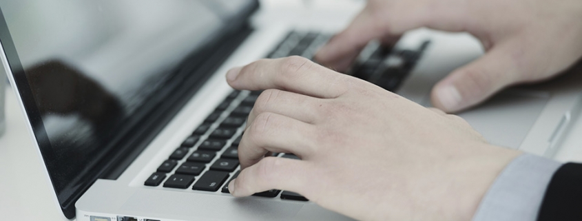 Hands on a keyboard