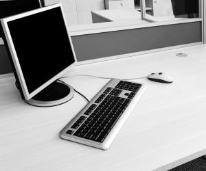 PC on a desk