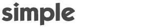simpleworks logo in black and white