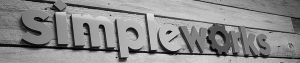 simpleworks logo at the front desk
