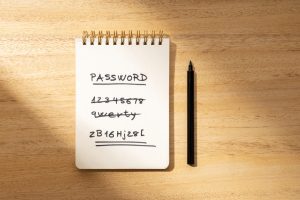 two examples of bad passwords