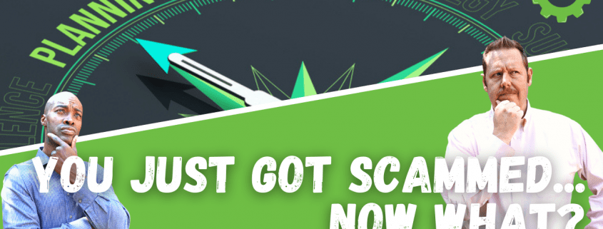 What to do when scammed