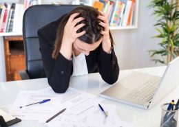 businesswoman who lost data