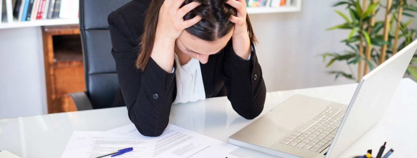 businesswoman who lost data