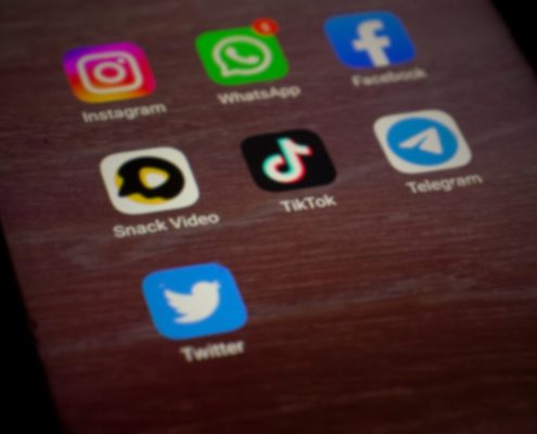 tiktok social icons