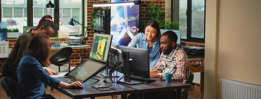 technology skills boom as employees use computers to develop new graphics